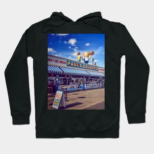 Coney Island walkway, Brooklyn, NYC Hoodie by eleonoraingrid